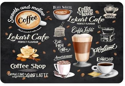 SHUNCHG Kaffeematten Abtropffläche Geschirr Abtropfmatte für die Küche,40x50mm Superabsorber Kieselgur Abtropfmatten,Kaffee Sofortige Trocknung Abtropfmatte