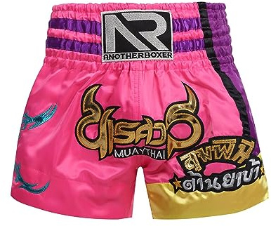 Volere è potere, Pantaloncini da Boxe, Pantaloncini da Kickboxing, Pantaloncini da Muay Thai, Pantaloncini da Boxe, Pantaloncini Sportivi, Uomo Donna, Pantaloni da MMA di Lusso, Rosa pesca., L/XL