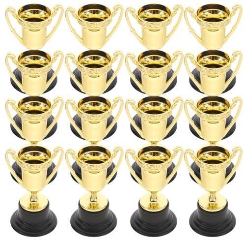 Gatuida 30stücke Teiliges Mini-trophäen Aus Strapazierfähigem Kunststoff Mit Goldfarbenem Becher Und Stabilem Sockel Kreative Preisverleihung Für Kindergarten Schule Wettbewerbe Und Partys
