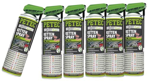 PETEC 6X 70550 Kettenspray (500 ml) | 70550, Kettenspray, Top-Speed