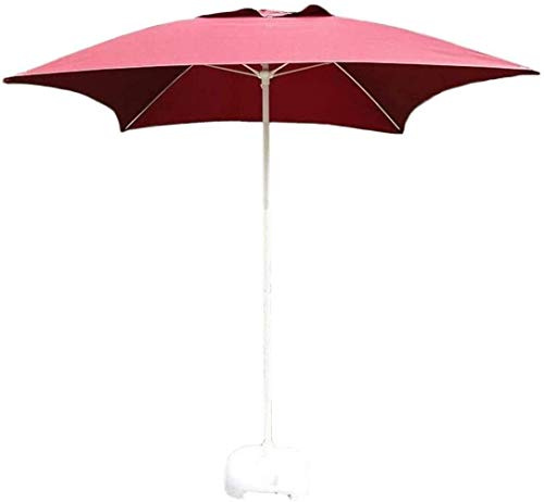 Ombrellone da giardino per esterni, 1,8 m, UV50+, per patio, balcone, terrazza e cortile, parasole quadrato per cene all'aperto e relax