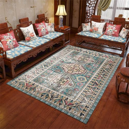 WSNCXFW Calentador de Suelo Radiante infrarrojo, Alfombra eléctrica con calefacción, Calentador de Suelo para Interiores, Alfombrillas calefactables Impermeables y Ajustables,B,50 * 80cm