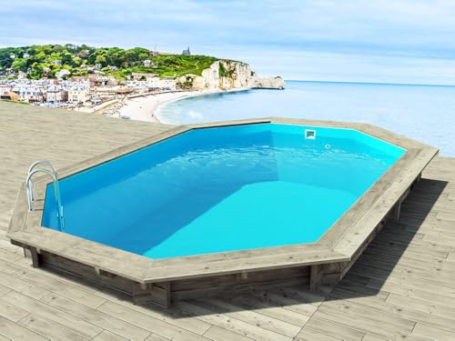 Piscina in legno Brazilia 145 5,86 x 3,86 x 1,44 m