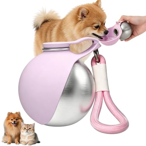 Borraccia Per Cani Portatile, Borraccia Pieghevole, Borraccias Cane Con Ciotola Silicone, Ideale Per le Passeggiate all'aperto, un Accessorio Indispensabile Per Cani e Gatti