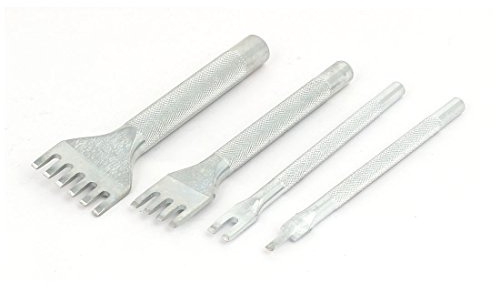 Aexit joint en cuir 1 2 4 6 Volet burin plat Jeu perforation outils à main 4 en 1 543Z647