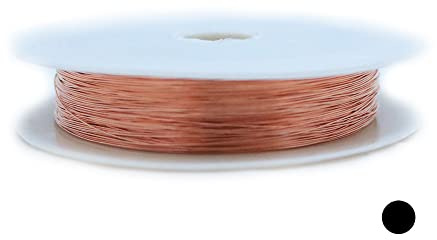 24 Gauge, 99.9% Pure Copper Wire, Round, Dead Soft, CDA #110-100FT from Craft Wire