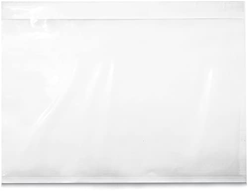 TPS247 Lieferscheintaschen - Dokumenttaschen DIN C4 EXTRA STRONG für A4 transparent selbstklebend (100)