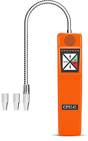 CPU-C Refrigerant Leak Detector, Freon Gas Leak Detector, AC Leak Detector, Halogen Leak Detector for Detecting Various refrigerants Such as R22, R134a, R410a, R290a