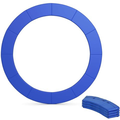 Trampolin-Sicherheitspolster, keine Löcher für Stange, 3,5 m, Ersatz-Federabdeckung, Polsterung, Umrandungsmatte, PVC