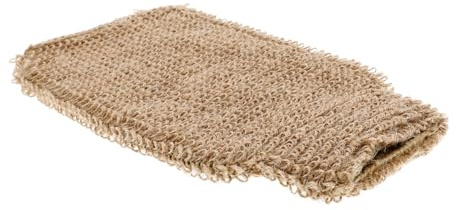 Beaupretty Jute Bath Gloves Exfoliating Mitt for Shower, Full-wrap Thumb Glove with Better Grip, Multifunctional Bathing Tool for Men and Women