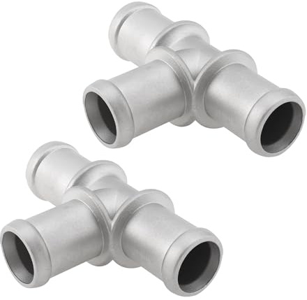 eMagTech 2X Adaptateur de Tuyau de Chauffage de Liquide de Refroidissement de Voiture Connecteurs de Tuyau en T 3/4 X 3/4 X 3/4 pour Tuyau