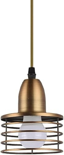 Candelabros, candelabro de Hierro Forjado de Estilo Simple, lámpara Colgante con Base E27, Pantalla de lámpara Hueca de Metal,luminaria LED