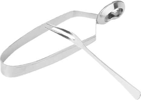 SHINEOFI Stainless Steel Escargot Tong and Fork Set Snail Tong Kitchen Food Clip Anti-scald Handle 2pcs Escargot Snail Eating Utensils and Seafood Dining