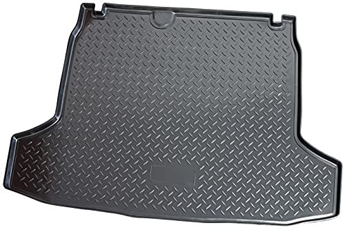 Recambo Alfombrilla para Maletero Apta para Peugeot 508 I Sedán, 2010 2018, Ajuste Borde de plástico Flexible