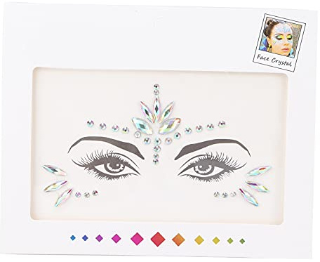 Glitter Augen Gesicht Aufkleber, Temporäre Tattoos Halloween Festival Glitter, Festival Make Up Temporäre Gesicht Aufkleber Dekorationen, Diy Gesicht Aufkleber Glitzer