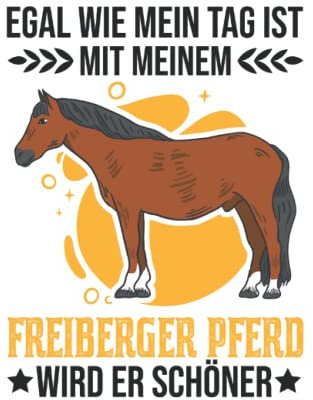 Freiberger Pferd Notizbuch: Freiberger Pferd / 6x9 Zoll / 120 linierte Seiten
