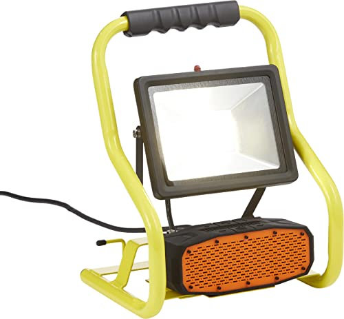 Northpoint LED Baustrahler Arbeitsstrahler 30W 4000K Tageslichtweiß mit Bluetooth Lautsprecher IP44