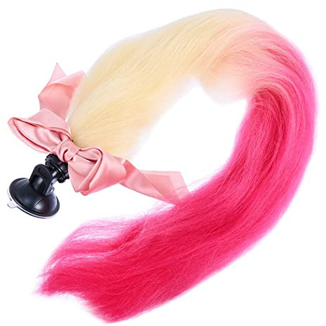 Helmgeflecht Helm Irokesenschnitt LKW-Horn-Dekor Helmzöpfe Zopf Motorradhelme Perücke Helmdekoration Helmverzierung Weben Applikationen geflochtenes Band Dekorationen schmücken Abs