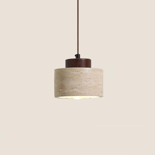 LLXDFUU Lampade a sospensione moderne Lampada a sospensione in pietra Wabi Sabi Luce regolabile Lampada a sospensione lineare in pietra naturale Lampadario moderno in marmo Lampadario rustico a sospen
