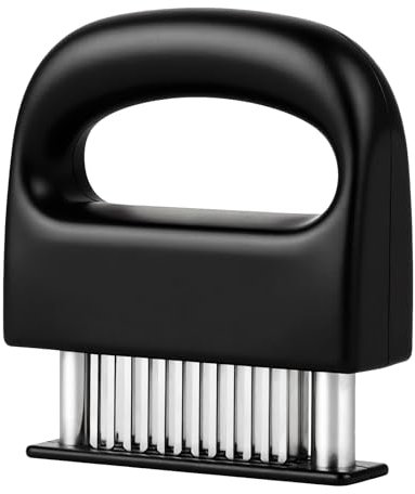 KITDAHOM Ablandador de Carne - Meat Tenderizer, 48 Cuchillas de Acero Inoxidable, para Triturar y Ablandar Carne, Ideal para Res, Pollo, Pescado y Cordero en Cocina y Parrillas