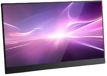 Monitor Portátil de Pantalla de 15.6 Pulgadas 1080p FHD 120Hz IPS Pantalla con 2 Puertos HD Tipo C y 2 Altavoces para Consolas de Juegos Telefónicos para PC Portátiles
