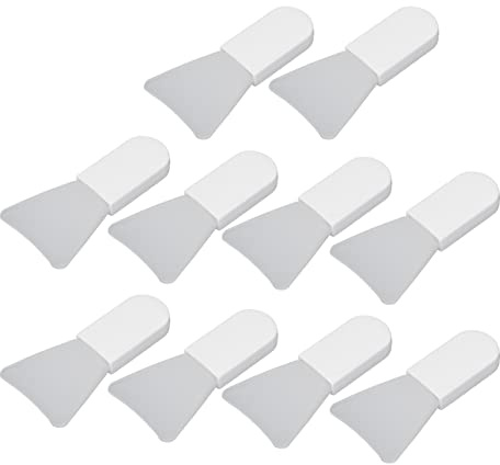 Silicone Maschera del viso Applicatore Brush morbido manico comodo Multi scopo per lozione per il corpo dell'occhio di fango facciale cura della pelle (Forma di pala corta)