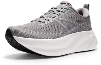 ALLSWIFIT Löparskor för kvinnor kudde tennisskor halkfria bekväma lätta gym träning atletisk båge stöd promenadsneakers