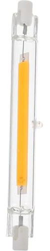 Ciieeo Doppelseitige 10W LED Ersatzlampe für Halogenlampen Stiftsockel Warmweiß Dimmbar 118mm x 14mm Energiesparende Flutlicht LED für Wohn und Gewerberäume