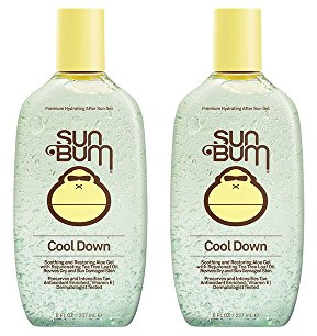 Sun Bum Cool Down Hydrating After Sun, 8 oz - After Sun Gel 2 Pack
