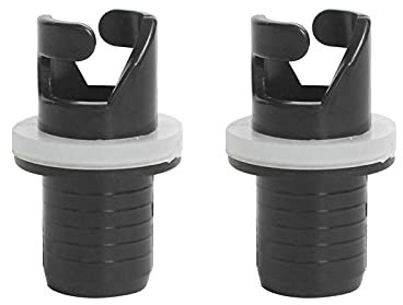 Yius 2 Stück Luftventil-Adapter, Anschluss, aufblasbares Kajak, Schlauchboot, Luftventiladapter, Fußpumpe, Kanu