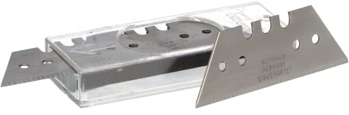 10x Trapezklinge Ersatzklinge u.a.für MultiCut X6060 Industrieersatzklinge Silber 53 x 18, 9 x 0,65mm