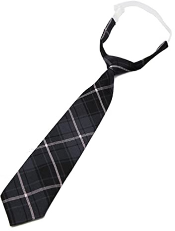 ZAYIUKI Lazy Ties Damen-Krawatte, schmal, niedlich, kariert, Uniform, Schule, Studenten, Krawatten für Jungen und Mädchen, japanische Cosplay-Krawatte