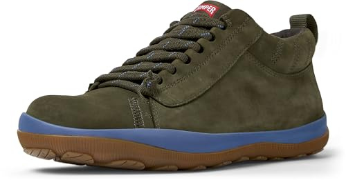Camper Botín para hombre Peu Pista Gm K300285, color verde oscuro 046, 43 EU, Verde oscuro 046, 43 EU