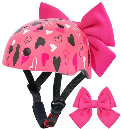 Unicorn Castle Kinder Fahrradhelm für 8-14 Jahre,Helm für Mädchen,Verstellbarer Kinderhelm für Fahrrad,Skateboard,Scooter,Skaten,Rose Red