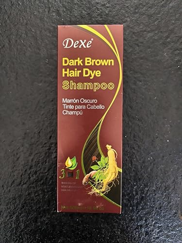Shampoo Per Capelli Castani 3 In 1, Shampoo Colorante Donna Per Coprire I Capelli Grigi Naturale Da 500 Ml Che Dura 30 Giorni