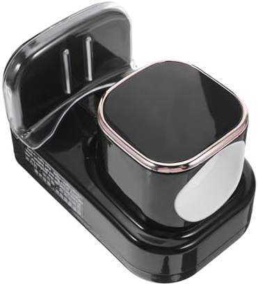 GALPADA Automatischer Elektrischer Zahnpastaspender Wandhalterung Schwarz Bruchfest Universell Für Zahnpasta Handcreme Und Gesichtsreiniger