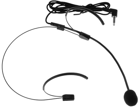 SOLUSTRE Micrófono de Auricular Flexible para Profesores Alta Durabilidad y Peso Ligero, Adecuado para Presentaciones y Amplificadores de Voz en Escenarios