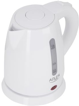 Adler AD1272 Wasserkocher, 1 l, Weiß