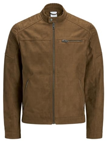 JACK & JONES Male Kunstwildlederjacke Kunstwildlederjacke