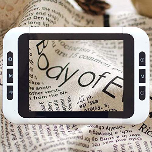 Videoingranditore Digitale Portatile Lente di ingrandimento per ipovedenti da 3.5 Pollici, ausilio visivo per Lettura con Diverse modalità Colore Digitale Dispositivo 1.0