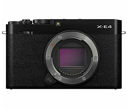 FUJIFILM X-E4 Mirrorless Digital Camera, Black