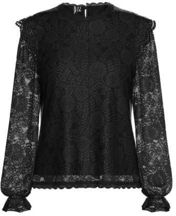 PIECES Pcolline Ls Lace Top Noos