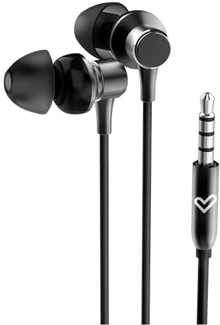 Energy Sistem Metallized – Auriculares intrauditivos (Micrófono, Jack 3,5 mm, Aluminio, Plástico Reciclado)