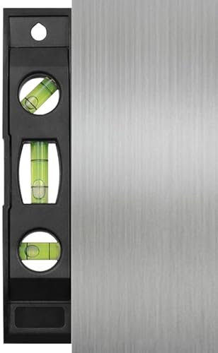 Kompaktes Nivellierwerkzeug, kleines Nivellierwerkzeug - 6 Zoll vertikales Nivellierinstrument,Tragbares magnetisches Torpedo-Nivellierlineal zur Winkelmessung