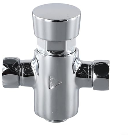 Interruptor de válvula de ducha de retardo de tiempo de cobre, válvula de agua de lavado, cierra automáticamente la estructura de latón que ahorra agua, adecuado para gimnasios y piscinas