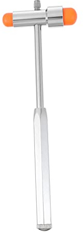 OFFIGAM Martello Neurologico Doppia Testa Martelletto Riflessi Portatile per Esami Nervosi Strumento Diagnostico con Percussione Precisa e Comfort Paziente