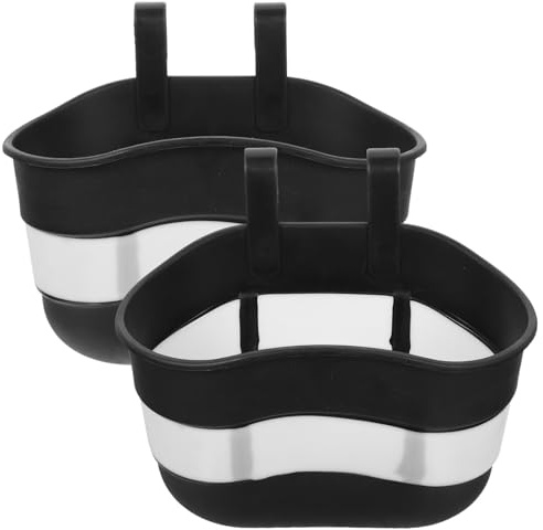 SOPOTUTU 2 Cestino Anteriore per Bicicletta in Plastica Resistente con Ganci Facili Installare Adatto per Scooter e Bici Ragazzi e Ragazze Colore Casuale Colore Casuale