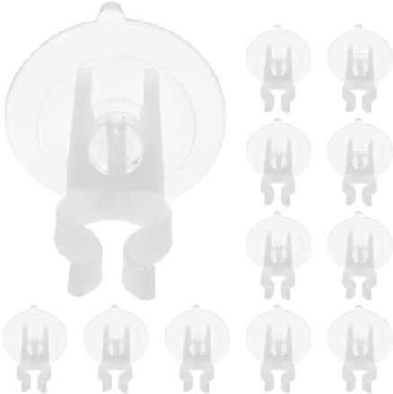 Hemobllo Accessori per Candele Ventose in PVC Trasparente 15 Pezzi Supporto Stabile e Riutilizzabile per Candele da Parete e Finestre Decorazioni Natalizie