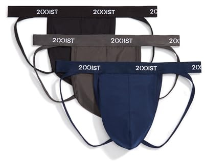 2 (X) IST herr micro Speed Dri Jock Strap 3-pack baslager underkläder