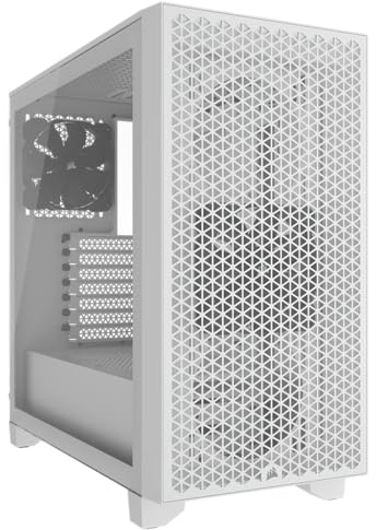 Veno Scorp Gaming PC AMD Ryzen 5 5500 Processor Nvidia RTX 4060 8GB Graphics Card -16GB 3200MHz Ram - 1TB NVMe SSD - 800W PSU - Windows 11 - WiFi - Corsair 3000D White